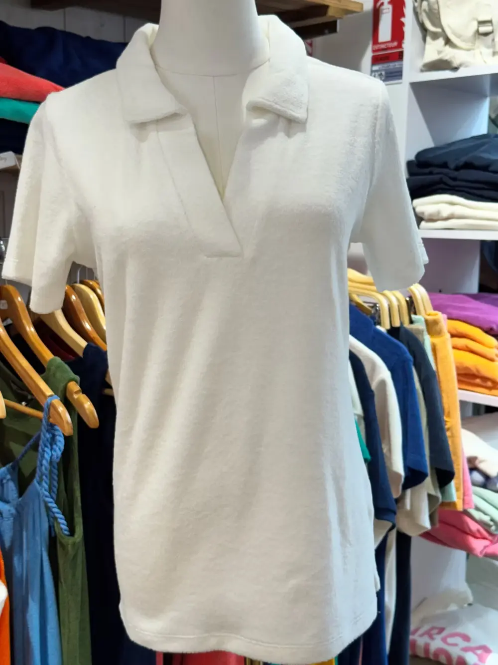 Polo opala blanc
