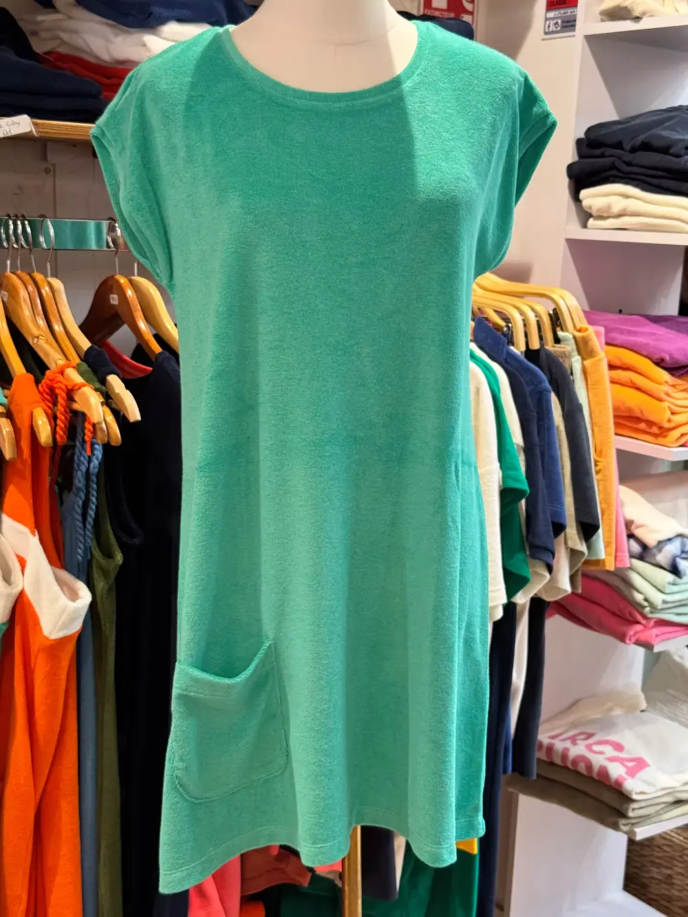 Robe baby doll amande